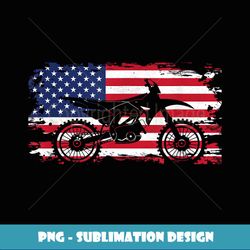 American Flag Motocross Apparel Motocross Dirt Bike - Digital Sublimation Download File