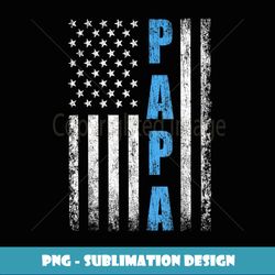 proud papa funny fathers day gifts from grandchildren - modern sublimation png file