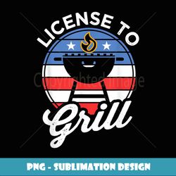 bbq grillmaster funny patriotic barbecue proud american flag - decorative sublimation png file