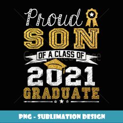 Proud Son of a Class of Graduate Funny Senior 21 Gift - Creative Sublimation PNG Download