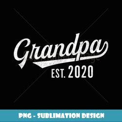 mens grandpa new grandfather gift expecting baby - unique sublimation png download