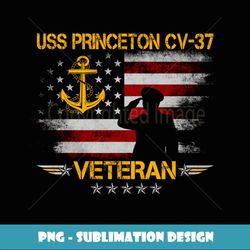 uss princeton (cv37) aircraft carrier veteran flag vintage - digital sublimation download file