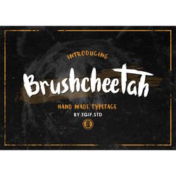 Brushcheetah Font