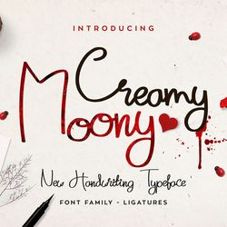 Creamy Moony Font