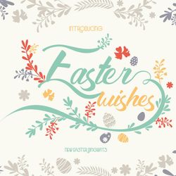 Easter Wishes Font