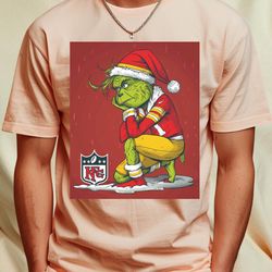 the grinch vs chiefs graphic art print png, the grinch cool png, retro art digital png files