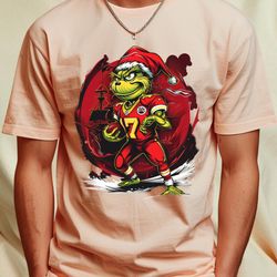 the grinch vs chiefs logo summit png, movie grinch retro png, chiefs graphic print digital png files