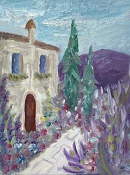 Provence Oil Painting Original France Art Work