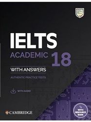 IELTS 18 Academic Student's Book with Answers with Audio with Resource Bank (Cambridge IELTS Self-Study Packs)