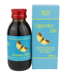 Ognevka Zhiva Life 100 ml. to strengthen the cardiovascular system