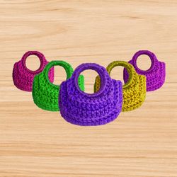 Crochet mini Bag keychain pattern, Boho Mini Pouch Bag Charm Pattern, bag keychain pattern, crochet bag pattern.