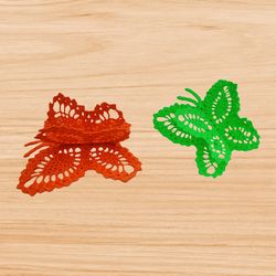 Crochet 3D Butterfly Pattern
