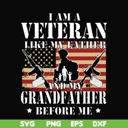 I am a veteran svg, png, dxf, eps, digital file FTD118