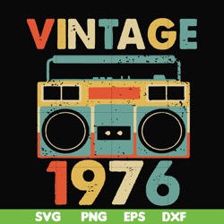 Vintage November 1976 svg, png, dxf, eps digital file NBD0018