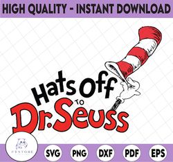 Hats of to dr seuss svg Dr Seuss svg Read across America svg Dxf Png clipart vector sublimation print iron on print