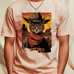 Cowboy Cat Tales Frontier Feline Fantasies PNG, Cowboy Cat Trails PNG, Purr-fect Cowboy Fun Digital Png Files
