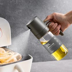 Oil Spray Bottle 250ml High Borosilicate Glass Cooking Oil Dispensers