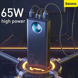 Baseus 65W Power Bank 30000mAh QC3.0 Fast Charge Type C Quick