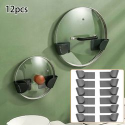 12* WalL - Mounted Pot Pan Lid Storage Holder Home Kitchen Utensils Organization