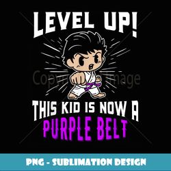 Kids Karate Uniform Purple Belt Award Gifts - Decorative Sublimation PNG File