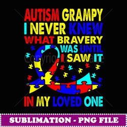 grampy autism awareness puzzle gift - modern sublimation png file