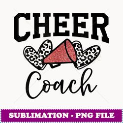 Cheer Coach Mom Women Cheerleader Props T - Sublimation-Ready PNG File