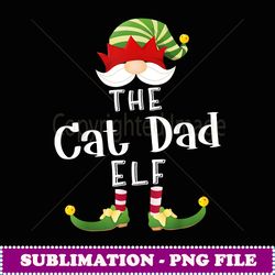 Ca Dad Elf Group Chrismas Funny Pajama Pary - Elegant Sublimation PNG Download