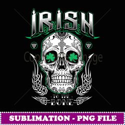 Irish Sugar Skull Shamrock St Patricks Day - PNG Transparent Sublimation File