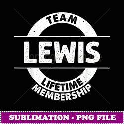 LEWIS Gift Funny Surname Family Tree Birthday Reunion Idea - Professional Sublimation Digital Download