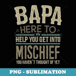 bapa ts from grandchildren for men fathers day bapa - retro png sublimation digital download