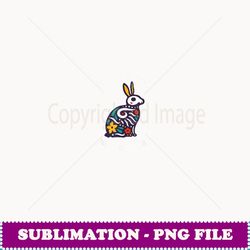 Funny Follow Me Down The Rabbit Hole Surrealistic Bunny - Instant PNG Sublimation Download