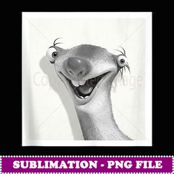 Ice Age Sid the Sloth Photo Booth Portrait - Signature Sublimation PNG File