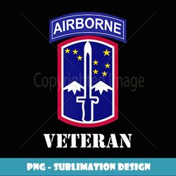 172nd Infantry Patch Airborne Tab White Veteran chest - Stylish Sublimation Digital Download