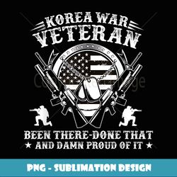 VETERAN 365 Korean War Veteran US Flag Fathers Day Gift - Exclusive PNG Sublimation Download