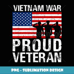 Proud Vietnam War Veteran - Signature Sublimation PNG File