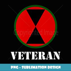 7th Infantry Division Patch 7th ID Veteran - Premium PNG Sublimation File