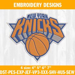 New York Knicks Embroidery Designs, NBA Embroidery Designs, New York Knicks Basketball Embroidery Designs