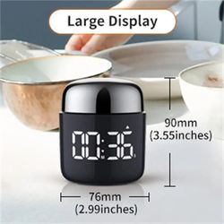 NOKLEAD LED Digital Kitchen Timer - For Cooking Shower Study - Kitchen Timer LED Knob Digital Timer - Cosmetic Bottles C