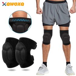 1 Pair Adult Sports Knee Pads - Anti-Slip Collision Kneepads with Thick EVA Foam - House Cleaning Volleyball Football Kn
