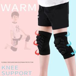 GOMOREON 1Pair Thick Sponge Knee Pads Elbow Sleeves Guard - Collision Avoidance Sport Protective Kneepad - Skate Soccer