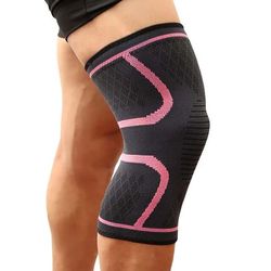 1PCS Fitness Running Cycling Knee Support Braces - Elastic Nylon Sport Compression Knee Pad Sleeve - for Basketball Voll