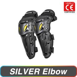 Motorcycle Knee Pad Elbow Protective Combo - Knee Protector Equipment Gear - Outdoor Sport Motocross Knee Pad - Ventilat