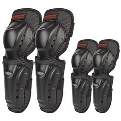 Motorcycle Equipment Protector - Knee Elbow Cover Protective Gloves Pads - Motocross Skating Protection Guards - Dirt Bi