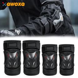 1 Pair Elbow Support Protective Motorbike Kneepads - Motocross Motorcycle Knee Pads - Riding Protector Racing Guards - P