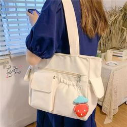Bag Women Messenger Bag - Preppy Student Book Bag - Nylon Shoulder Bag - Commuter Handbag Women