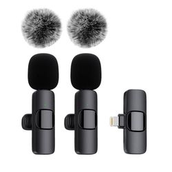 NEW Wireless Lavalier Microphone - Audio Video Recording Mini Mic for iPhone Android Laptop - Live Gaming Mobile Phone M