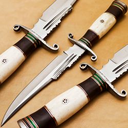 15" Custom Handmade D2 Steel Hunting Knife, Survival D2 Steel Knife,