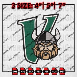 Cleveland State Vikings NCAA Logo Emb files, NCAA Embroidery Designs, 3 size, NCAA Cleveland Machine Embroidery Digital