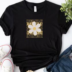 Delulu flower Embroidered Tee, Delusional Embroidered Sweatshirt, Mental Health Embroidered Hoodie, Gift For Her