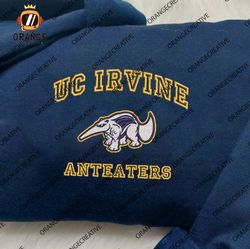 UC Irvine Anteaters Embroidered Crewneck, NCAA UC Irvine Anteaters Embroidered Hoodie, NCAA Embroidered Shirt